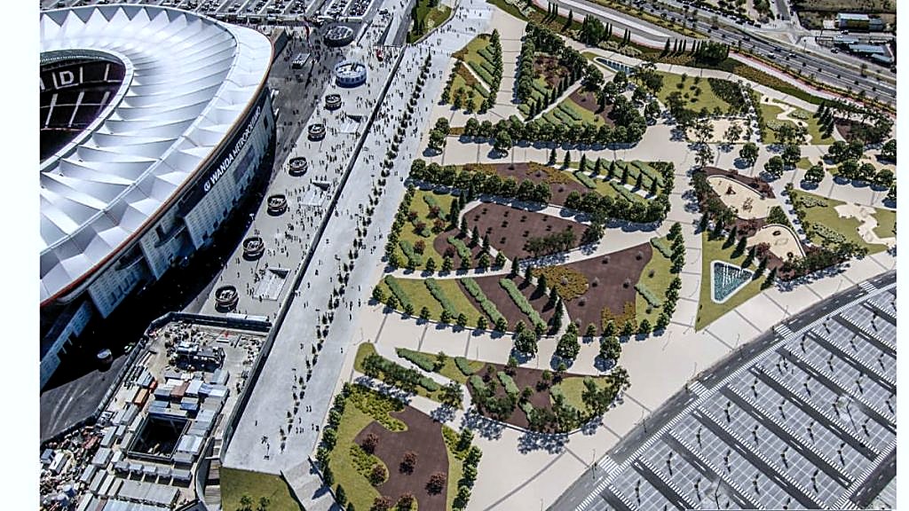 Jardines del Estadio Metropolitano