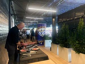 Servicio de catering durante el acto